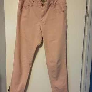 Democracy Light Pink Ankle Jeans